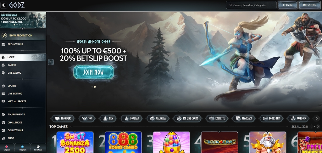 Godz online gokkasten spelen